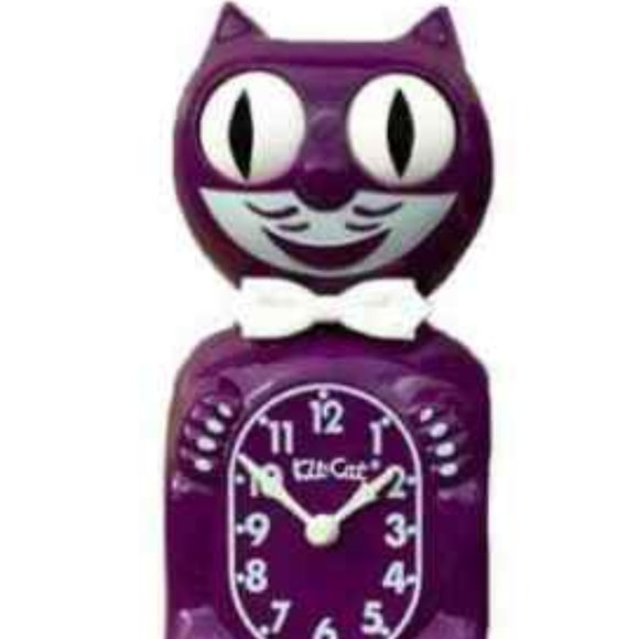 Boysenberry KIT-CAT CLOCK KAT KLOCK - Picture 3 of 4